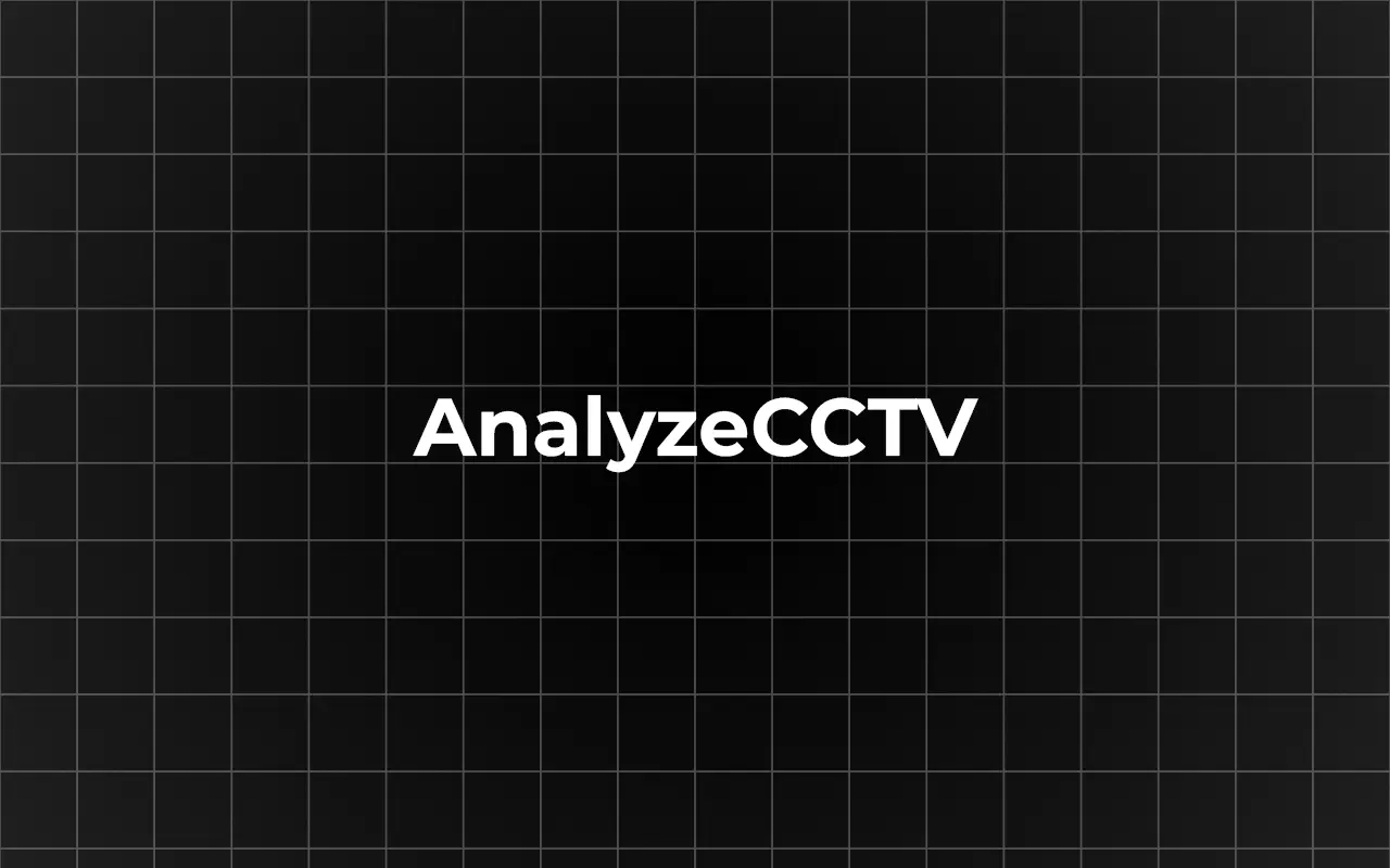 Zrzut ekranu z aplikacji AnalyzeCCTV